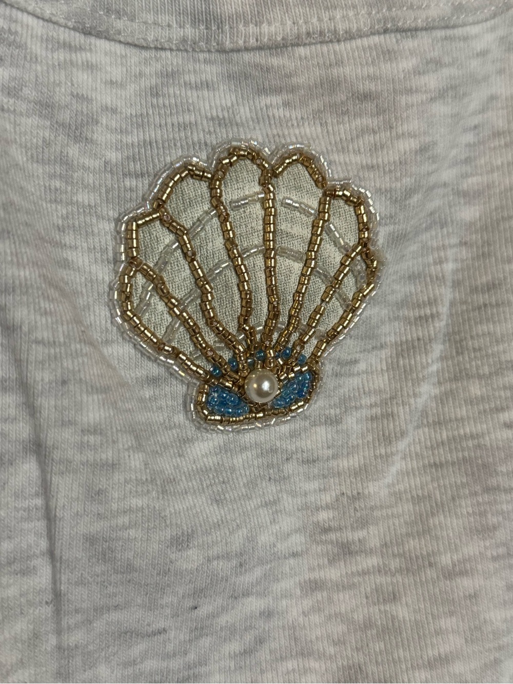 Wild Fable Beaded Seashell Tank Top NWT - Picture 8 of 13